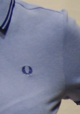 polo fred perry mujer azul