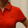 polo fred perry mujer rojo