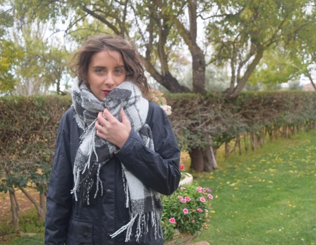 bufanda barbour mujer