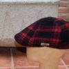 gorra-stetson-cuadros-roja y negra